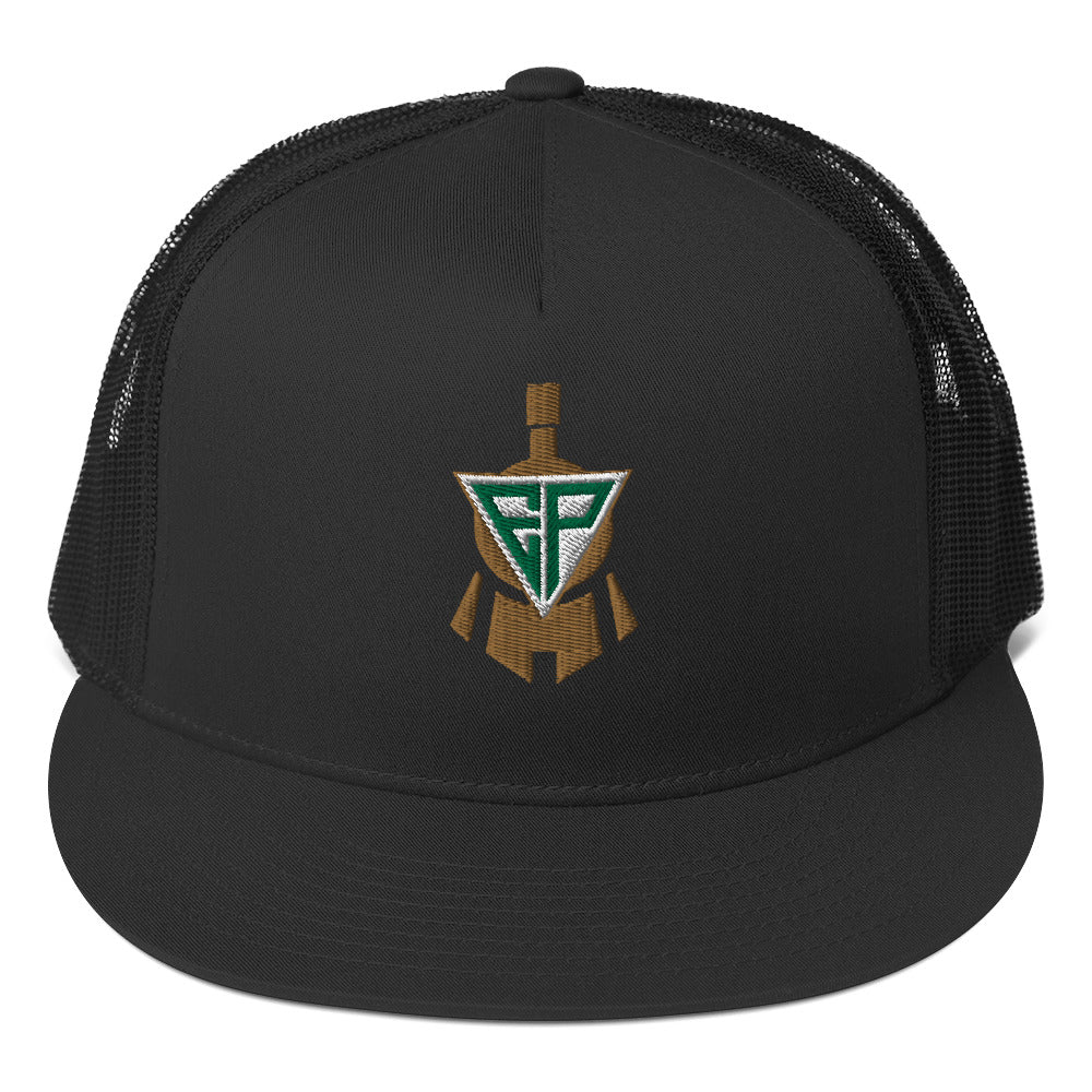 Embroidered Logo Trucker Cap